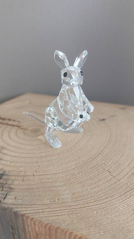 Swarovski Statuette: Kristallfigur Känguru – Usato da Altendorf venduto da dasu2 3