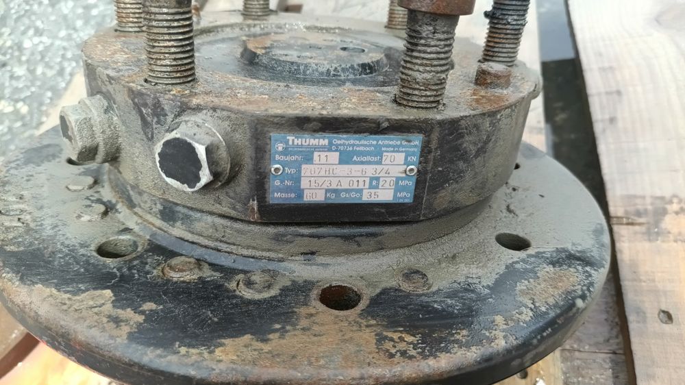 Hydraulischer Greiferantrieb / Drehmotor Thumm Typ 707HC (Gebraucht) in ...