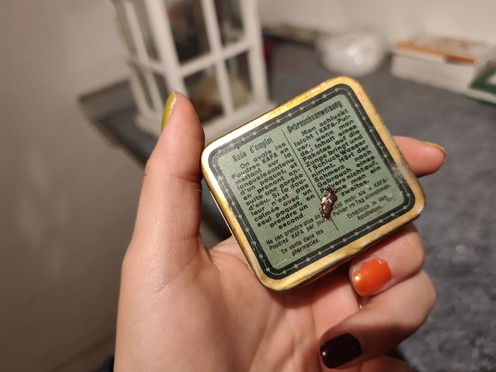 Alle Dekorationen: zwei vintage dosen – Gebraucht aus Andiast von manucozi05 1