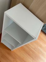 White book shelves