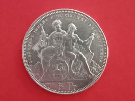 5 Franken 1883 Tir Federale Lugano