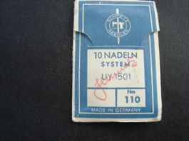 Ledernahemascinen nadeln  1 paket 10 stk