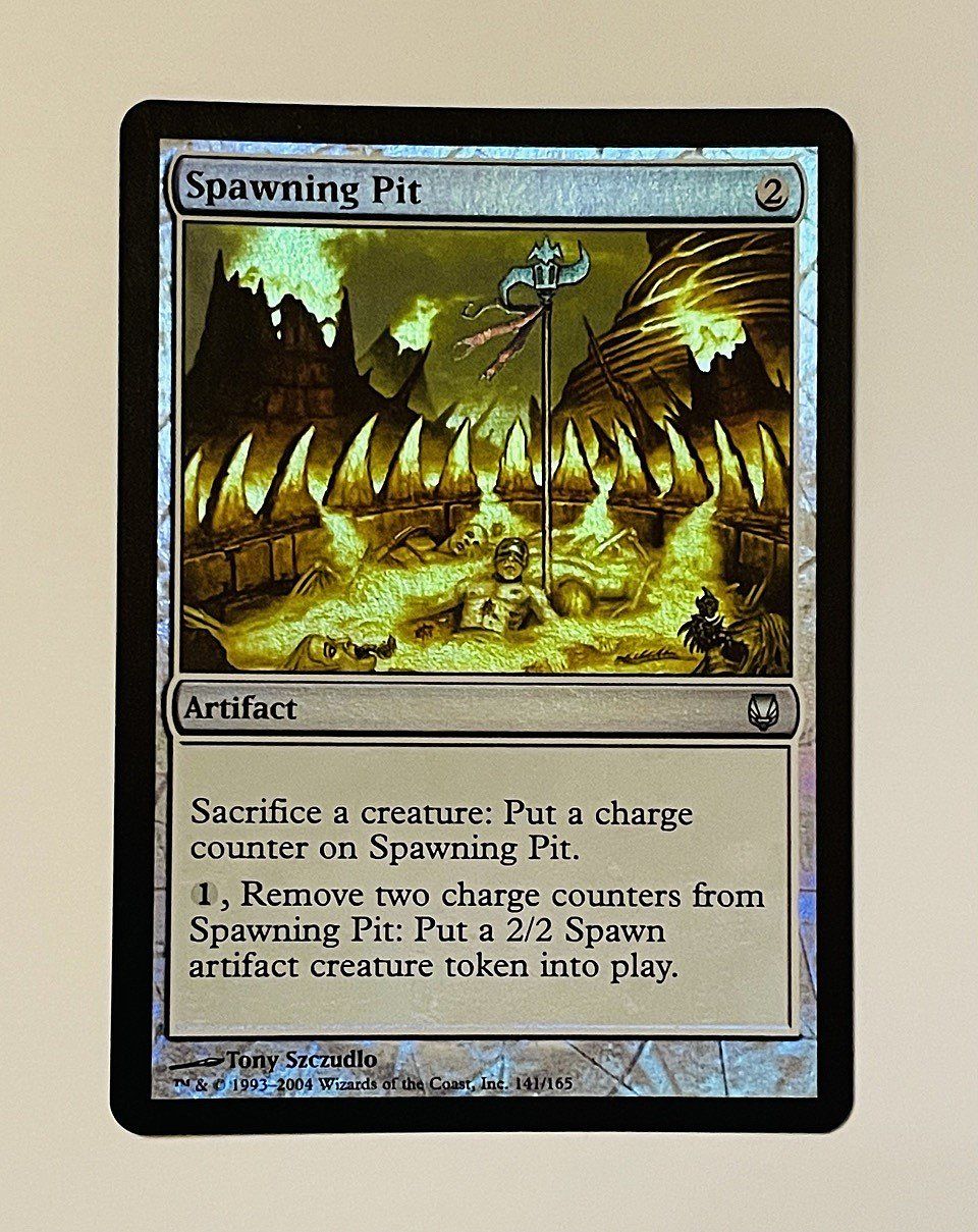 Magic The Gathering Carte collezionabili: Magic the Gathering Spawning Pit Foil Darksteel 2004 – Usato da Duggingen venduto da nad_6yzh