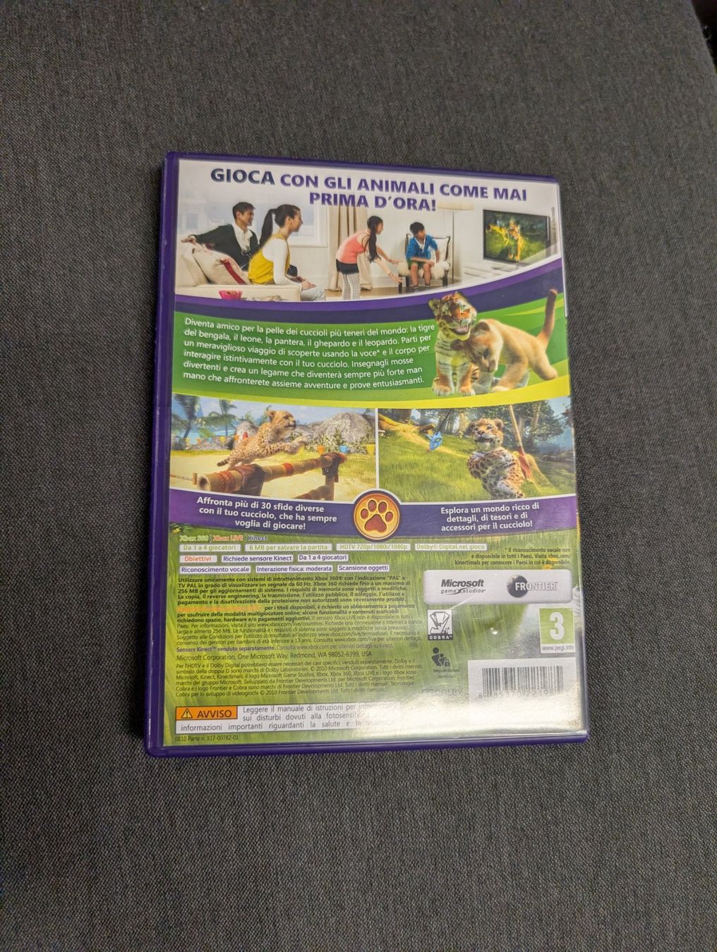 Spiele: Kinectimals Microsoft Xbox 360 – Gebraucht aus Giubiasco von Ticinerd 1