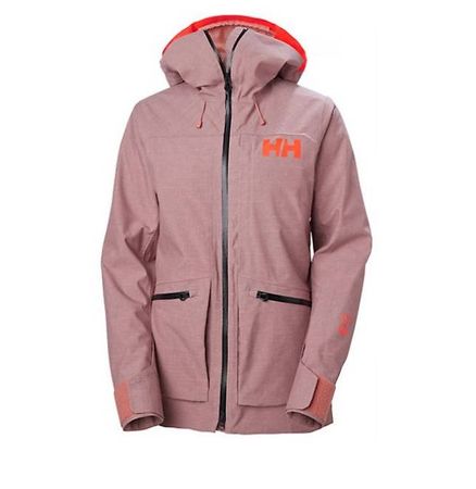 HELLY HANSEN W POWDERQUEEN 3.0 ROSE ASH JACKE - fast neu! 