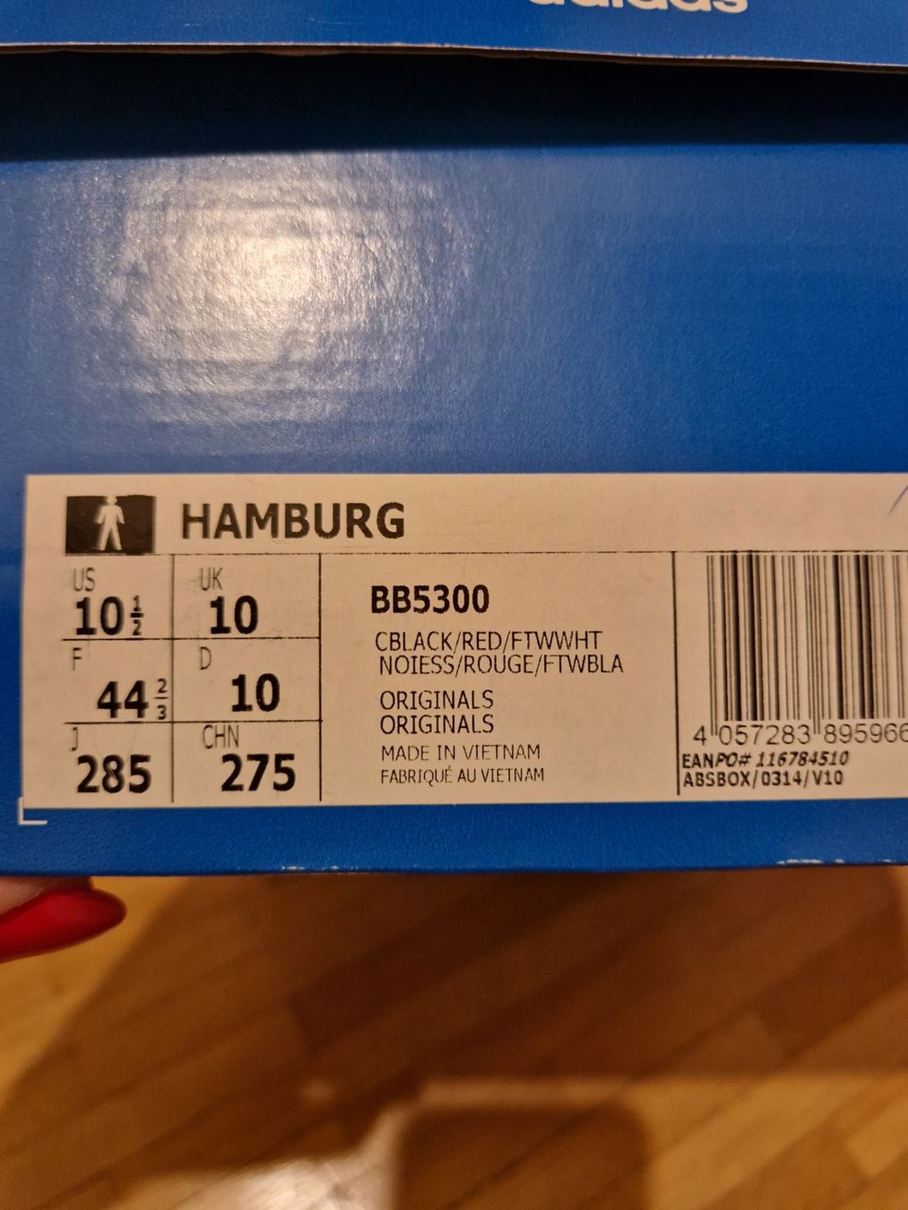 Adidas Scarpe da uomo: Adidas Hamburg Turnschuhe – Nuovo e nell'imballaggio originale da Kreuzlingen venduto da SaniZ1183 2
