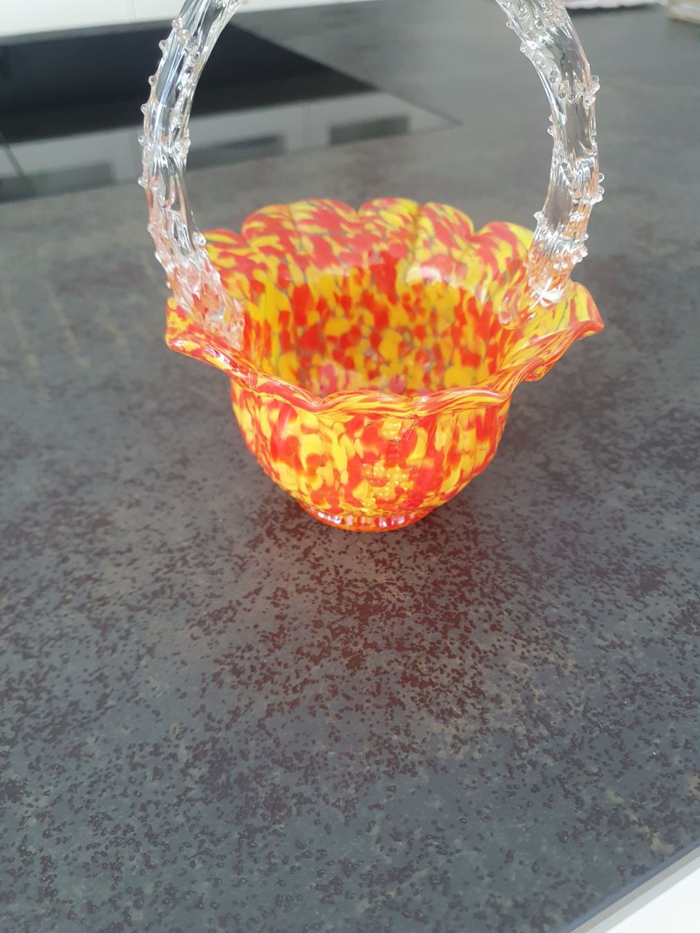 Murano Bicchieri: Murano - Glaskorb mit Griff – Usato da Reinach venduto da 3Guggerli 1