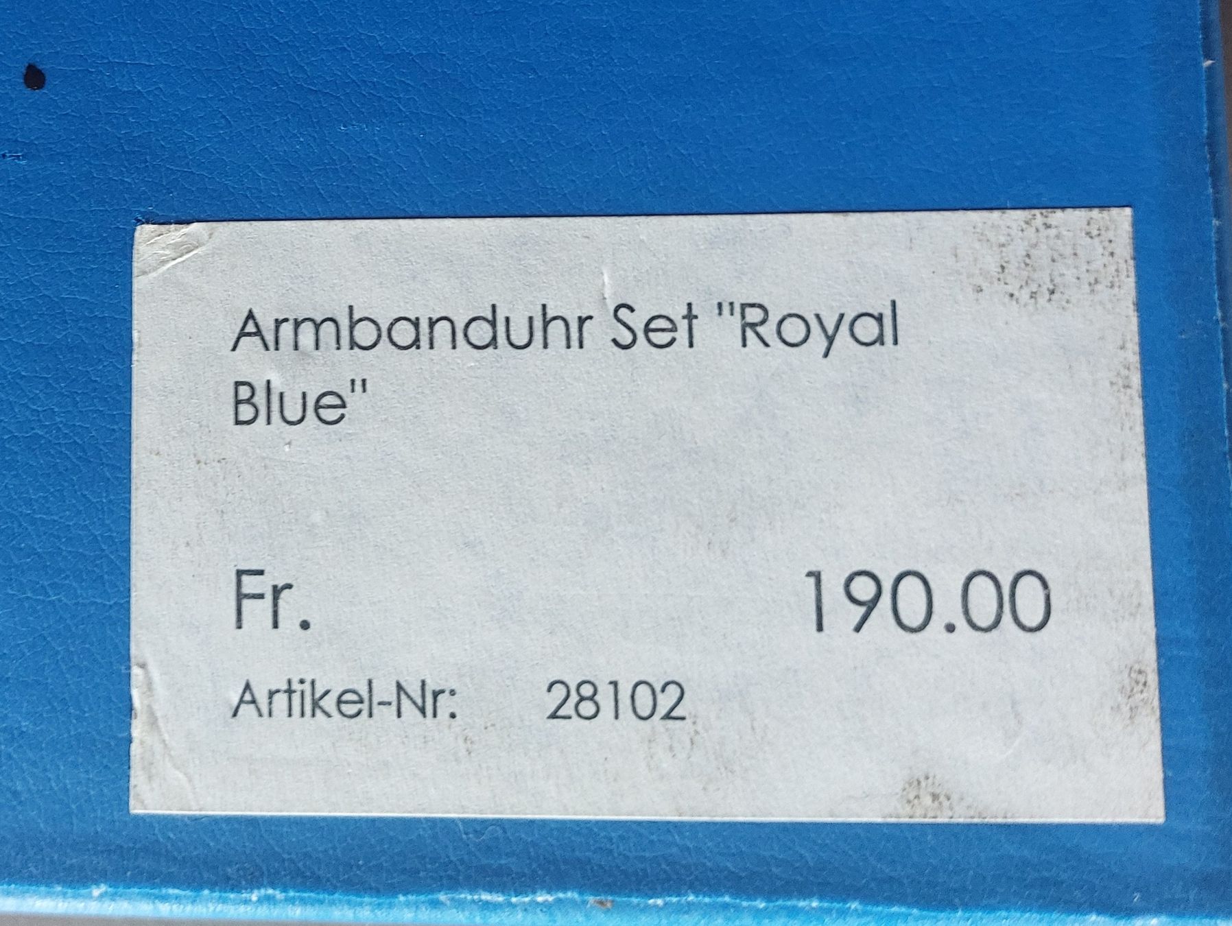 Orologi: Royal Blue Uhren Set,  inkl. Box – Nuovo e nell'imballaggio originale da Summaprada venduto da nora014 5