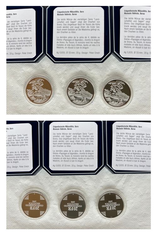 Toutes les monnaies: 52 Sondermünzen CH 1994-1996 – D'occasion à Allschwil par mapetitemaison 3