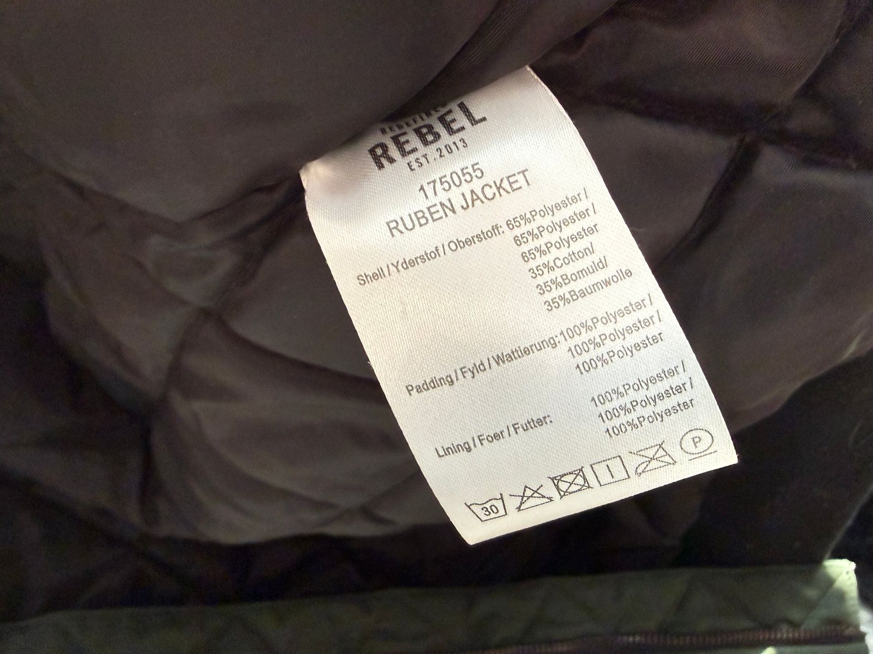 Giacche: Herren-Jacke - REBEL-  made in Denmark, Grösse "S" – Usato da Aarau venduto da didi512 5