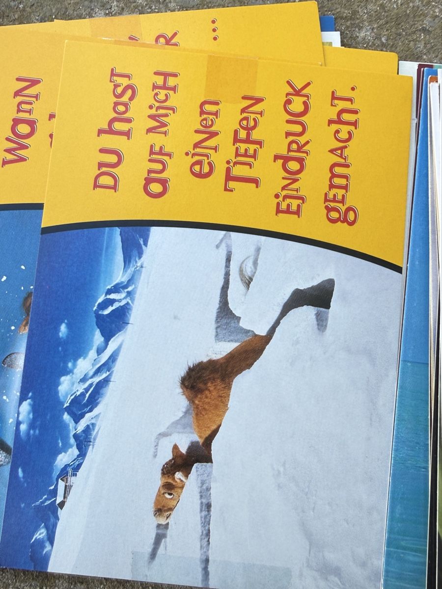 Ansichtskarten: 100 Vintage Postkarten / Werbung – Gebraucht aus Allschwil von Collector.Shop.Swizz