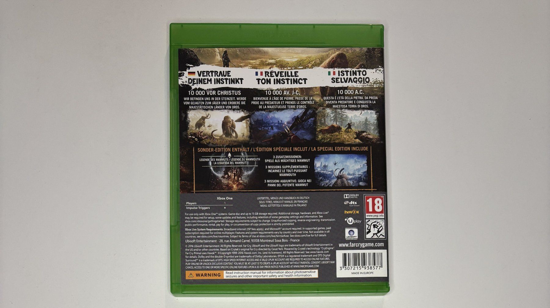 Giochi: XBOX One - Far Cry Primal – Usato da Allschwil venduto da Bullach 2