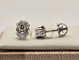 Gold Ohrstecker 750 Brillanten 0.30 ct 18 kt