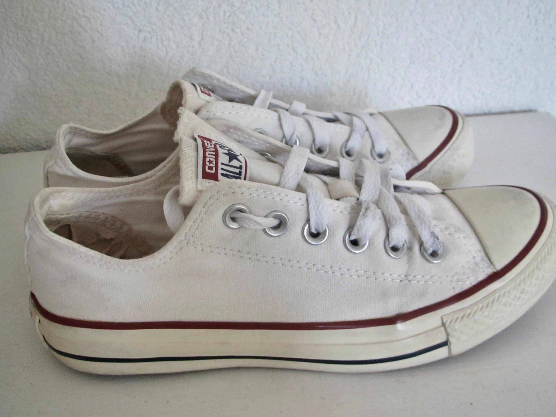 Converse Herrenschuhe: SNEAKER CONVERSE COTON BLANC – Gebraucht aus Murten von Selliot