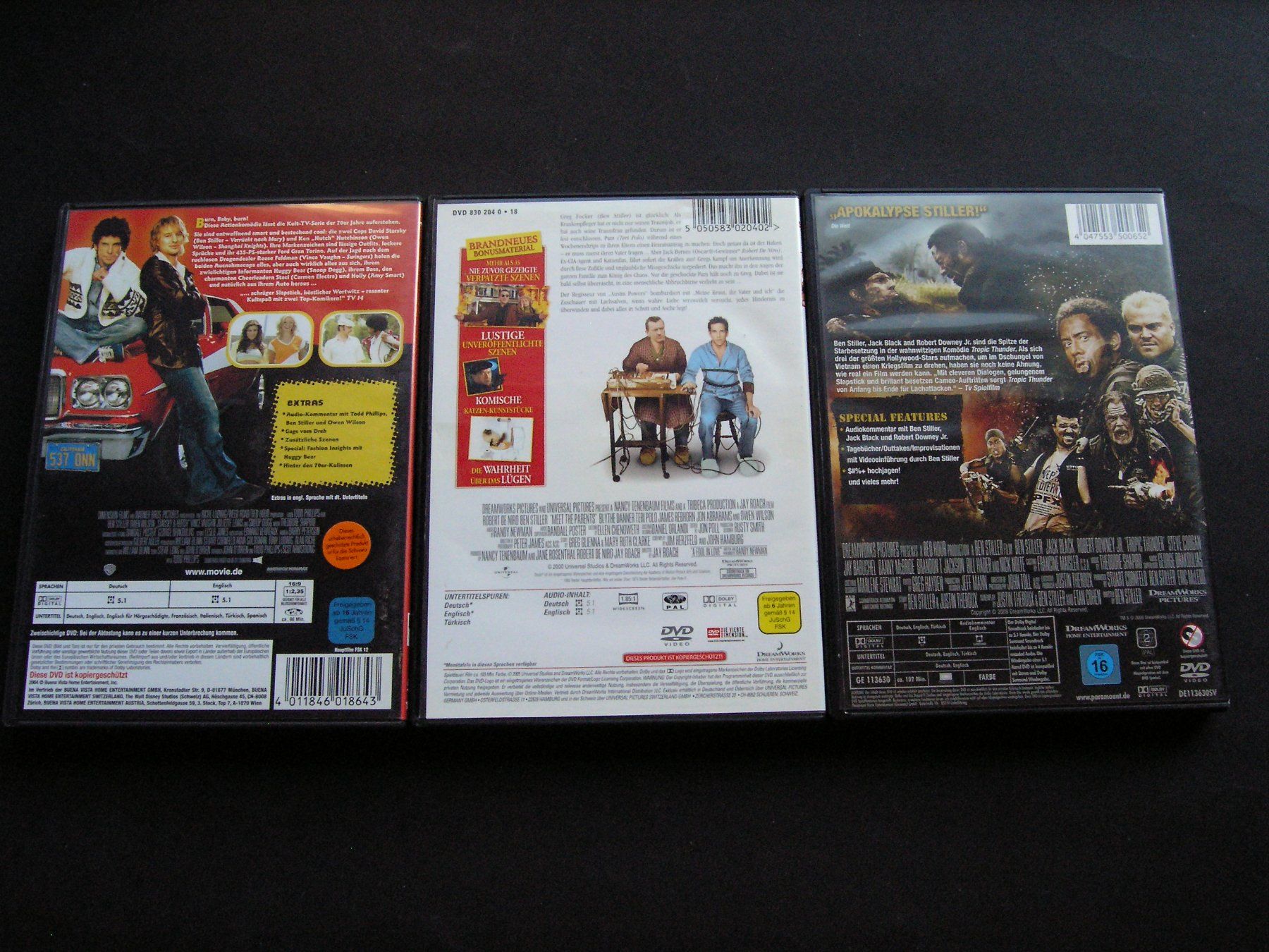 Tous les DVDs: BEN STILLER DVD Trilogie – D'occasion à Zuzwil SG par vette13 2