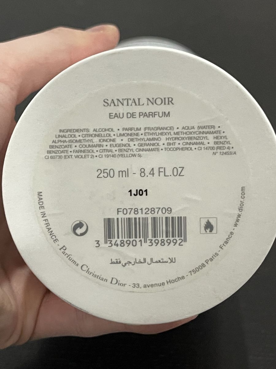 Dior Profumi & Eau de Toilette: Dior Santal Noir 250ml (old version/batch) sprayed 10x – Nuovo (secondo la descrizione) da Lugnorre venduto da dav_j5rh 2