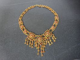 Glitzer Collier / Kambotscha Tracht