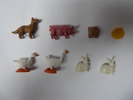 Tier Set Hund, Gans, Hase, Zubehör, Safari, neu