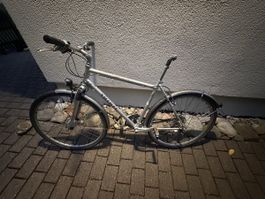 City Bike Villiger Silver Men's Bike Shimano Defekt