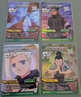 Naruto Mythos Team 10 Rare Set Shikamaru Ino Choji Asuma 1st