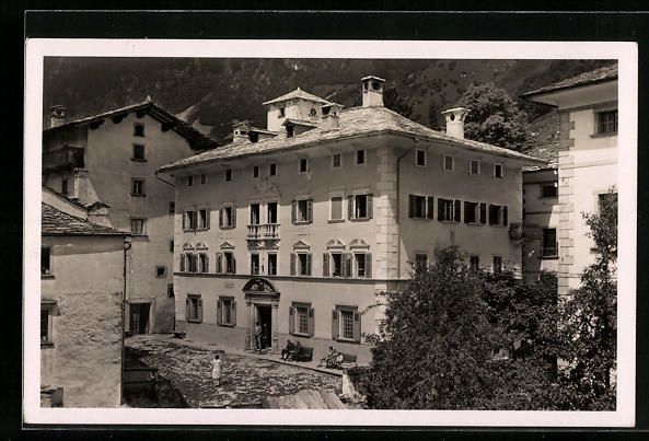 Ansichtskarten: AK Soglio, Blick auf das Hotel Willy – Gebraucht aus Berlin von bartko-reher