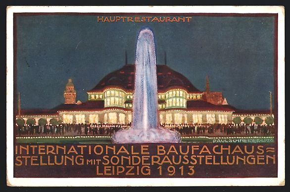 Cancelleria postale: Leipzig, Internationale Baufachausstellu – Usato da Berlin venduto da bartko-reher