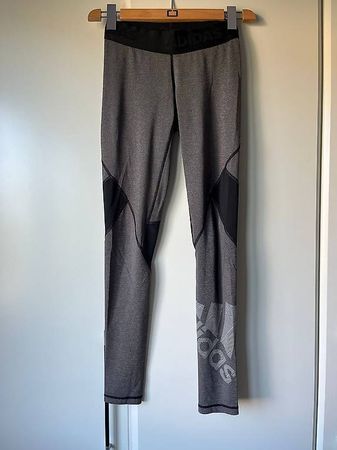 Adidas Sportleggings Damen Grau Fitness Training