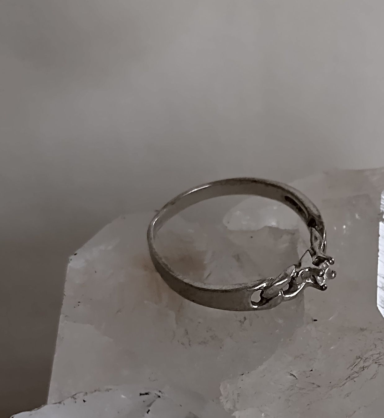Ringe: RING SILBER  925 MIT KLEINEM ZIRKONIA – Gebraucht aus Romanshorn von Glitzer-Paradies 1