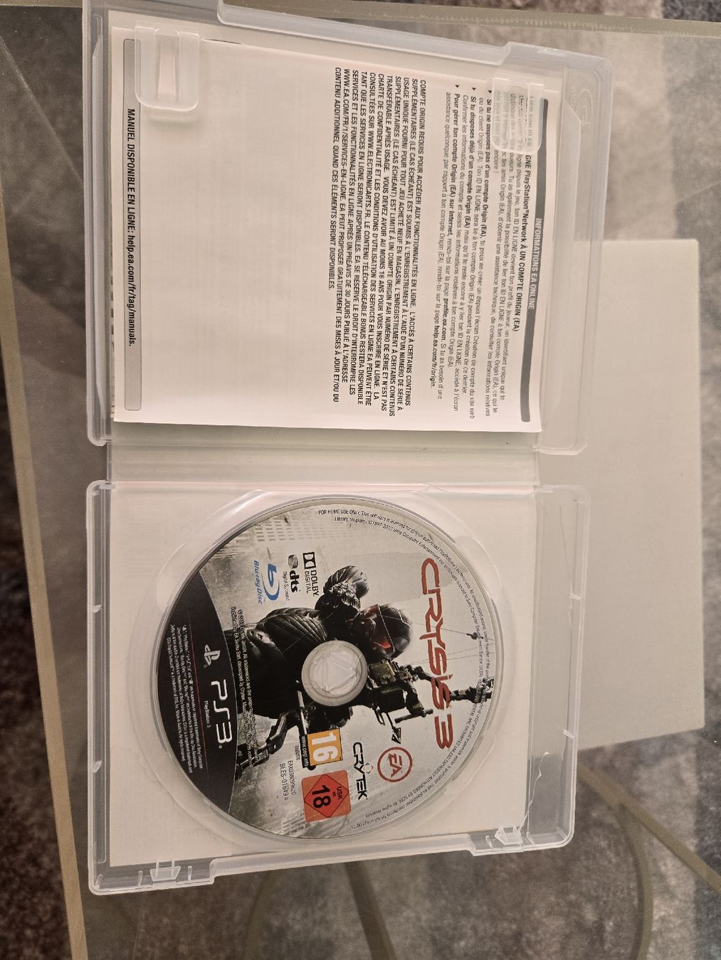 Jeux: Crysis 3 PS3 – D'occasion à Bussigny par Kfdlt 2