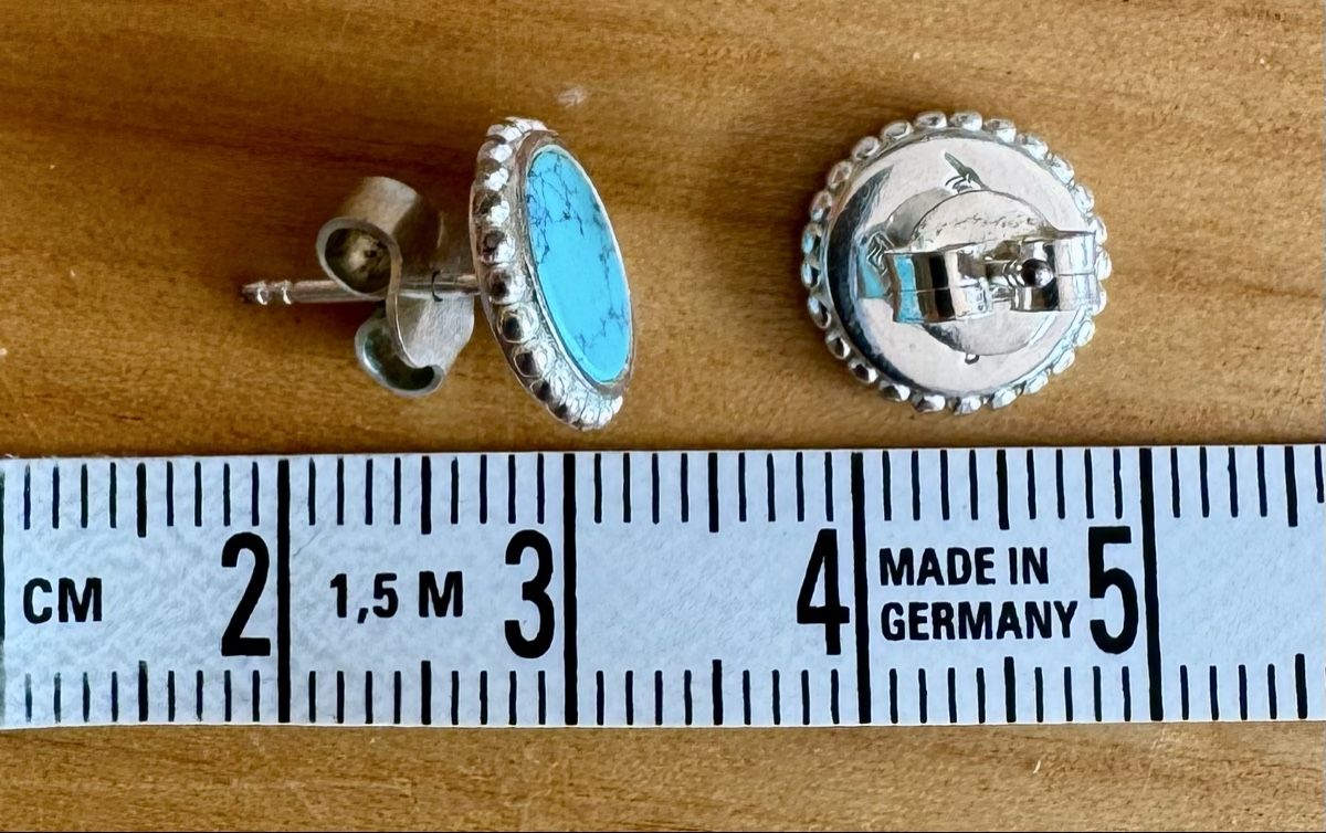 Orecchini pendenti & Orecchini a lobo: Thomas Sabo Ohrstecker, 925er Silber, Türkis – Nuovo (secondo la descrizione) da Rüti ZH venduto da MapleLeaf62 2