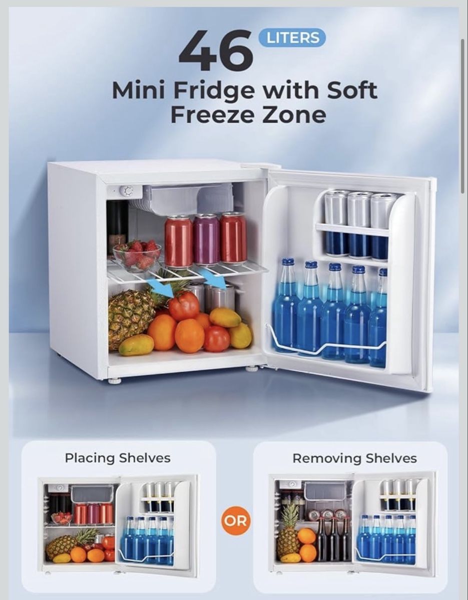 Kühlschrank: FOHERE Mini Kühlschrank 46L – Neu und originalverpackt aus Stallikon von oez6e