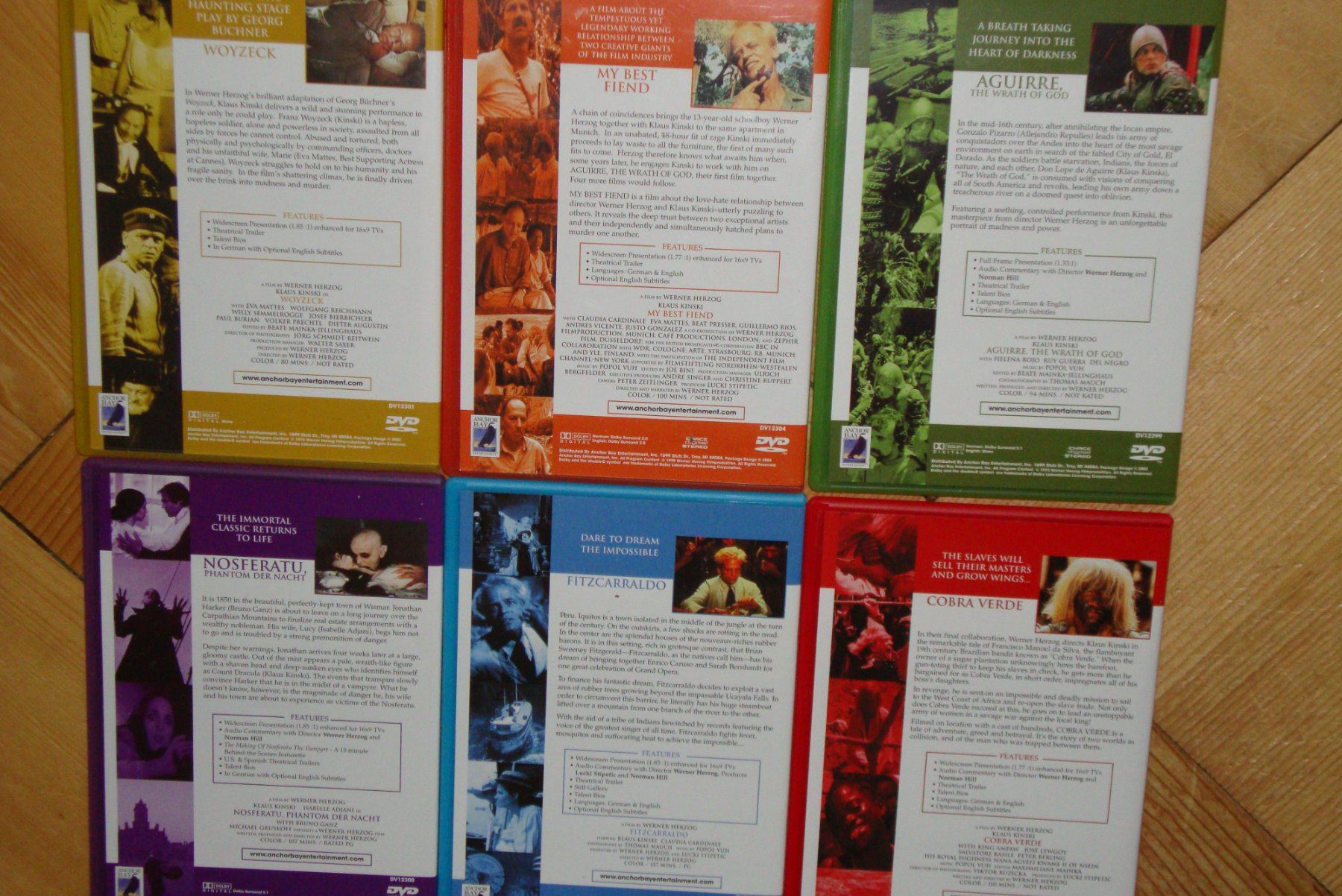 Tutti i DVDs: HERZOG - KINSKI  6 Disc DELUXE-Edition mit Booklet – Usato da Bern venduto da carola31 3