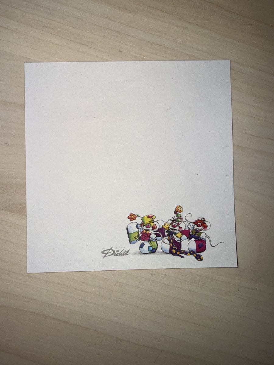 Papiere: Seltenes Blatt Diddl – Neu (gemäss Beschreibung) aus Zürich von mellna