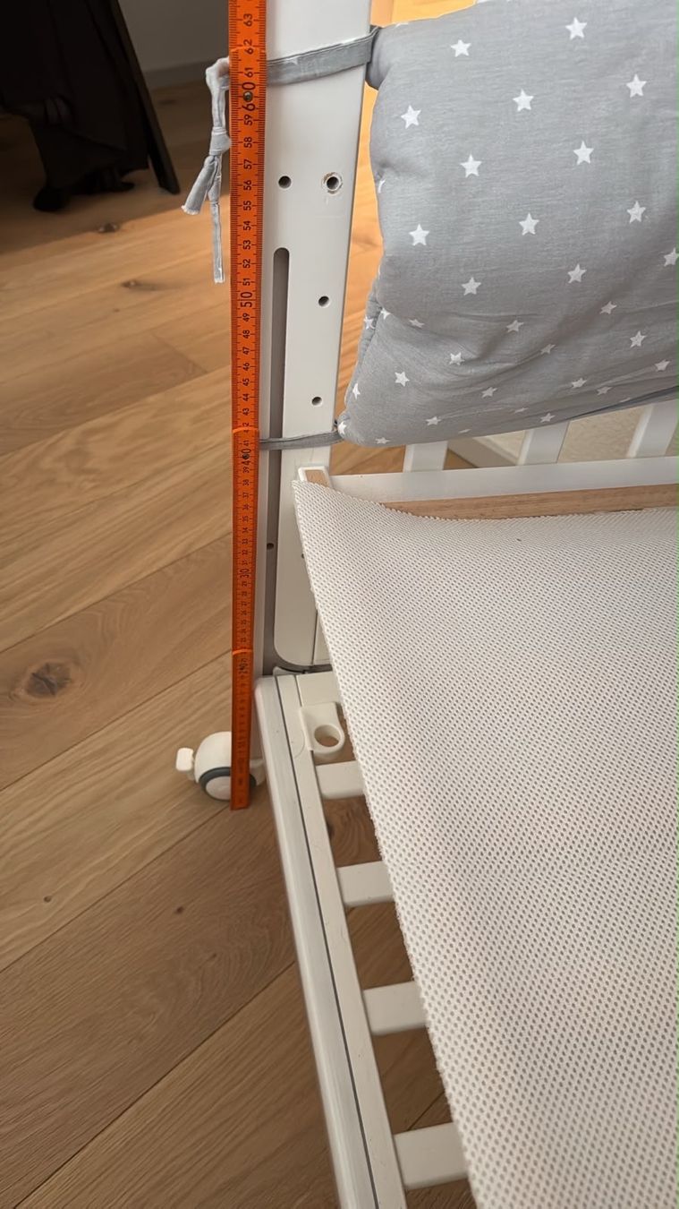 Letti: Beistellbett weiss, mit Matratze – Usato da Rorschach venduto da TrendyDeals 8