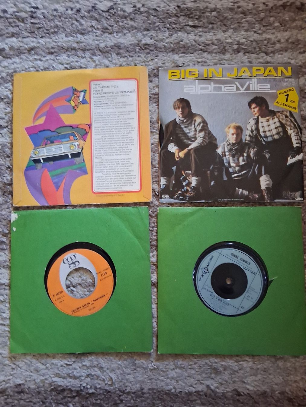 Schallplatten: Vinyles 45 tours 4 pièces Alphaville etc.. – Gebraucht aus Aigle von Marcagapit 1