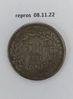 5 Franken 1851 (Replica)