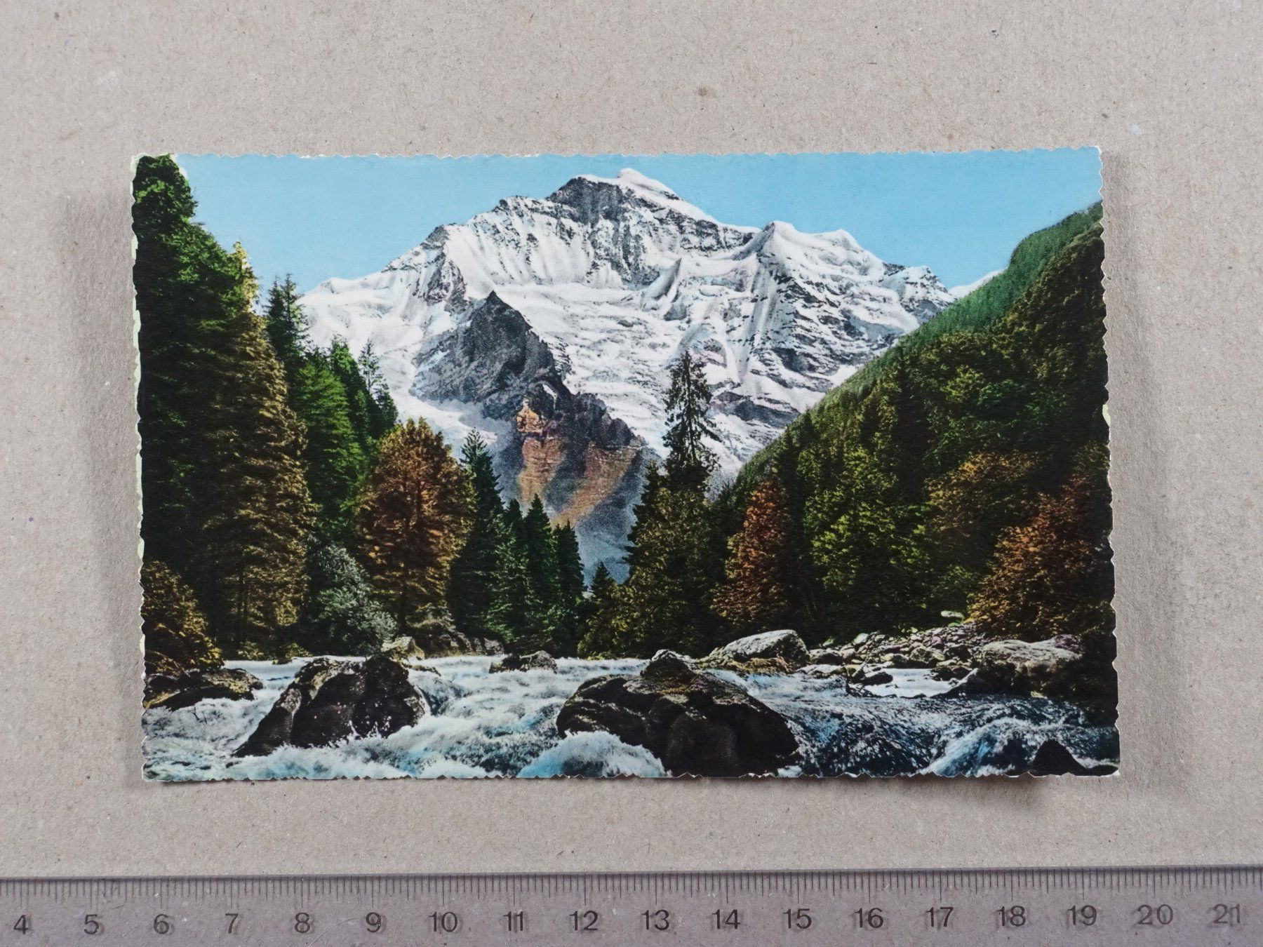 Ansichtskarten: Lütschine, Jungfrau, 1960 – Gebraucht aus Lenzburg von fh1