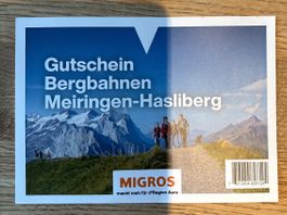 Gutschein Bergbahnen Meiringen-Hasliberg ab Fr. 5.90! Top!