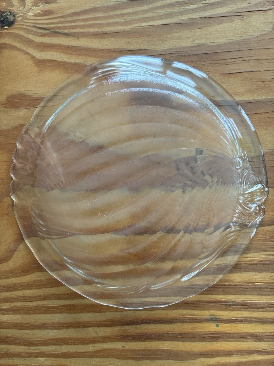 Piatti: Eleganter Glasteller - Fisch Design – Usato da Ebnat-Kappel venduto da ponyhales 1