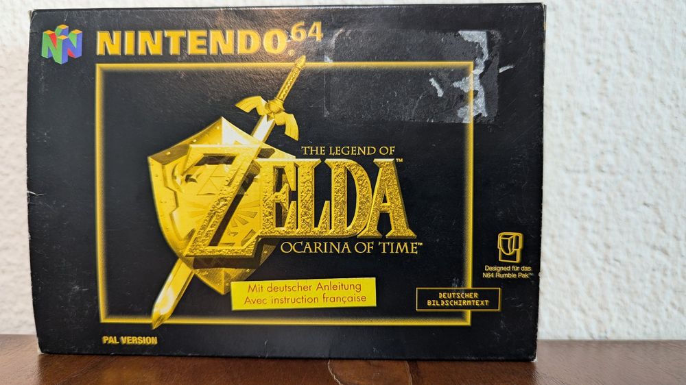 Zelda Ocarina of Time [N64] OVP mit Anleitung (Gebraucht) in ...