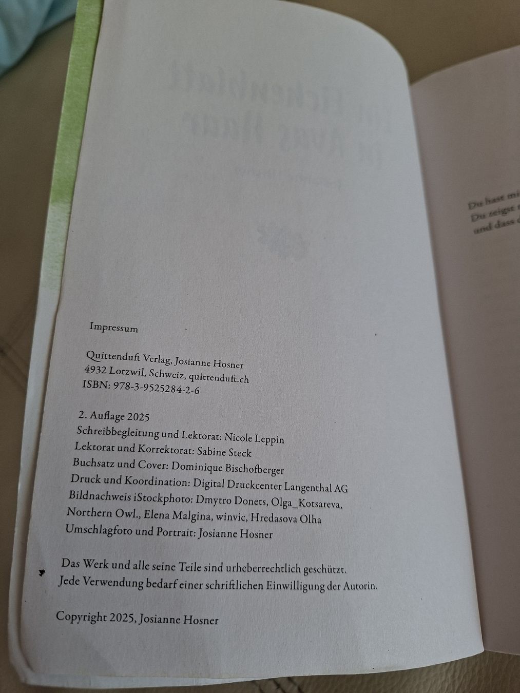 Libri: Ein Eichenblatt in Avas Haar, Josianne Hosner – Usato da Hildisrieden venduto da Letzi0 2