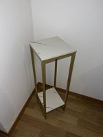 Marmor Holz Gold Pflanzenständer !Neu!