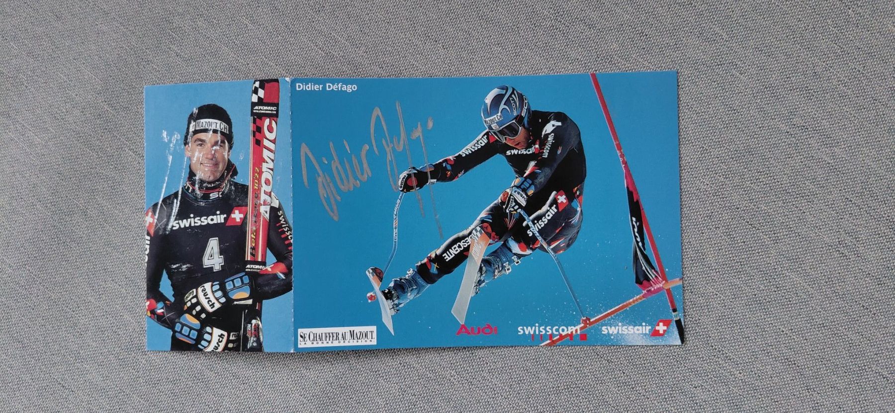 Autographes: Autogramm Didier  Defago – D'occasion à Schmerikon par Olympia04