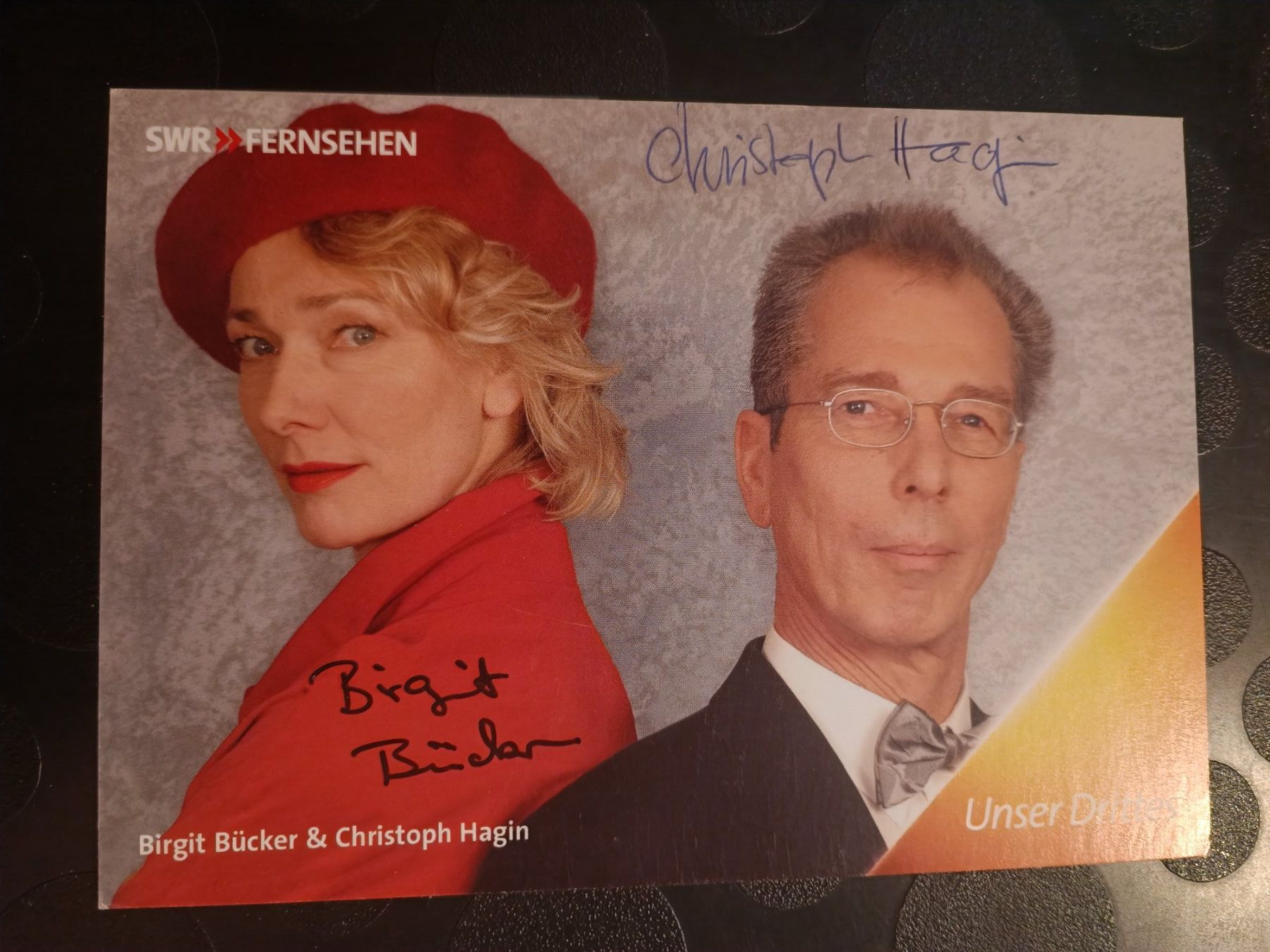 Autographes: Birgit Bücker & Christoph Hagin "Die Fallers"- handsigniert – D'occasion à Menziken par Artographs