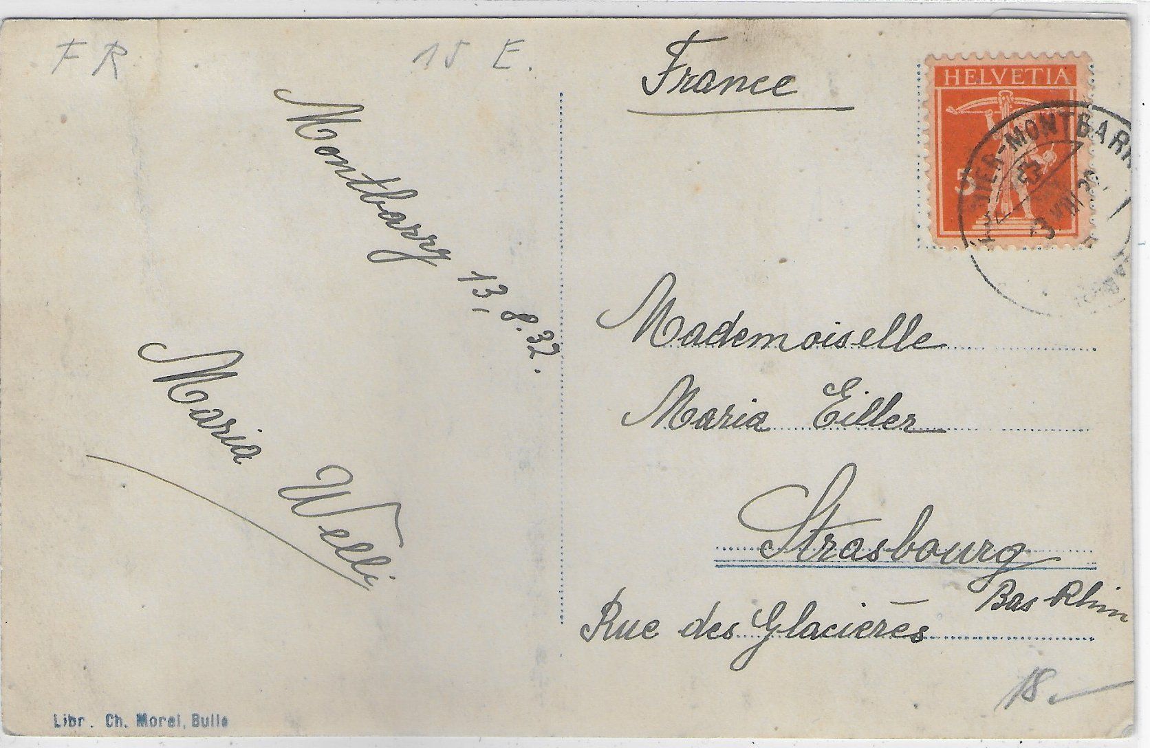 Cartes postales: Bains de Montbarry – D'occasion à Ettingen par Kartenplanet 1