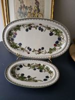 Goebel Bavaria Servierplatten Set Brombeere Vintage Top!