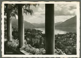 AK sw Locarno TI ≈ 1936 