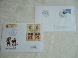 1990 / 92 Bundesfeier auf dem Rütli 2 Belege