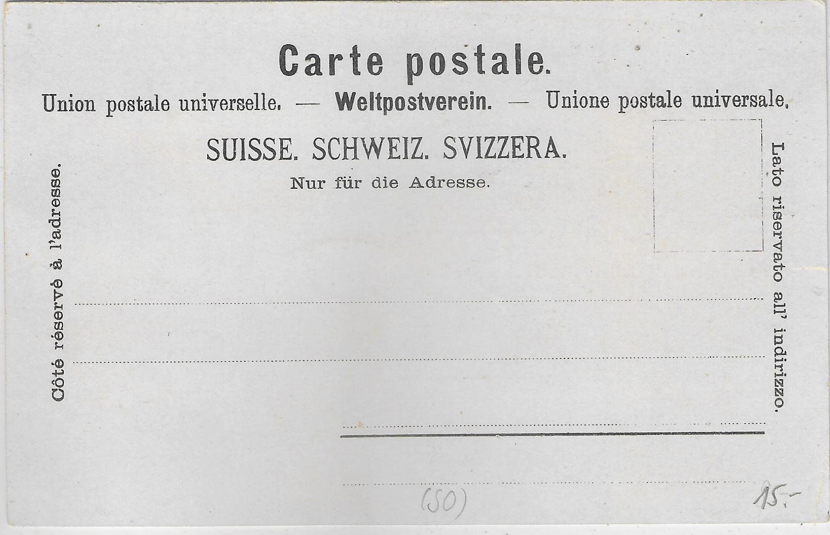 Cartoline postali: Gruss aus Solothurn - Litho 1900 – Usato da Ettingen venduto da Kartenplanet 1