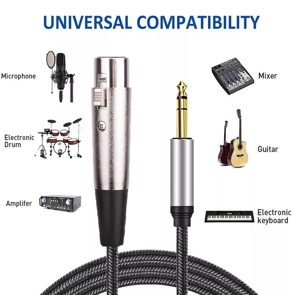 Cavi: Audio Adapter kabel Stecker/Stecker Mikrofon Mixer Gitarre – Nuovo (secondo la descrizione) da Kirchdorf AG venduto da Apost008 2